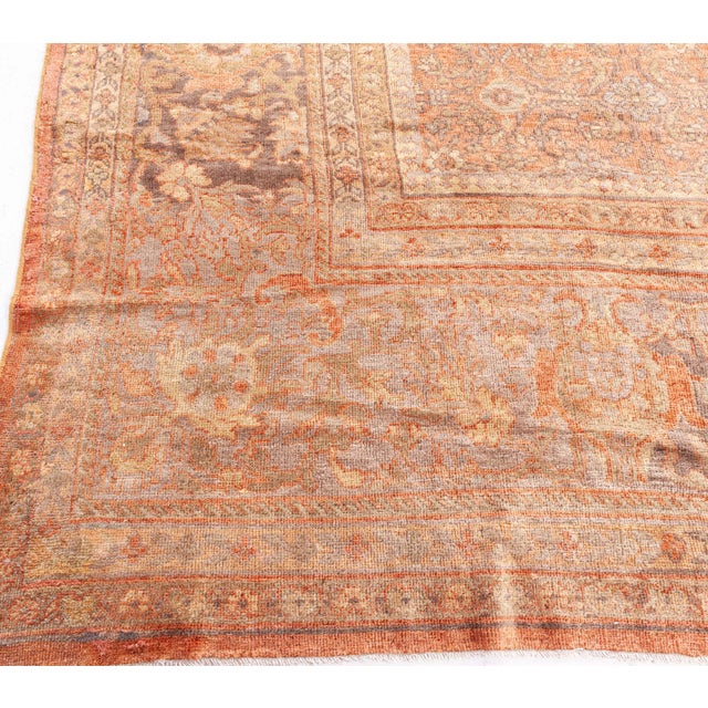 Textile Exquisite Antique Persian Sultanabad Rug For Sale - Image 7 of 9
