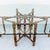 Brown 1980s McGuire Attributed Coastal Modern Bamboo & Laced Rawhide Racetrack Dining Table For Sale - Image 8 of 15