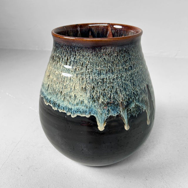 Japanese Ikebana Flower Vase Koishiwara-Yaki, 1970s For Sale - Image 14 of 14