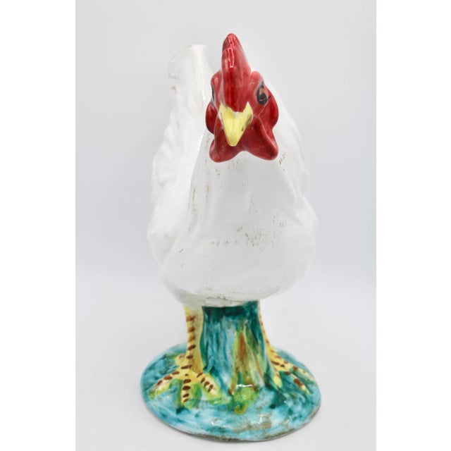 Vintage Italian Ceramic Chicken For Sale - Image 4 of 10