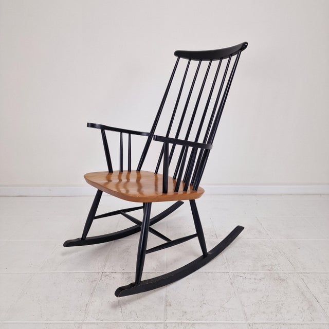 Rocking Chair by Ilmari Tapiovaara for Asko, Finland, 1960s For Sale - Image 15 of 15
