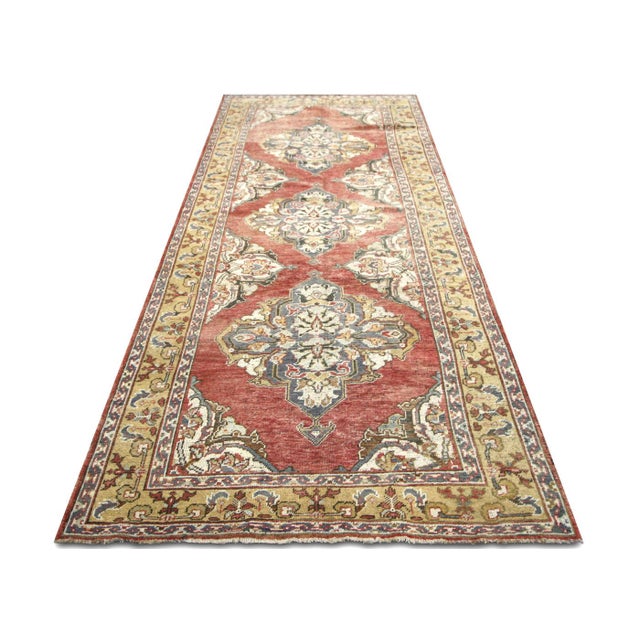 1960s 1960s Turkish Oushak Rug For Sale - Image 5 of 6