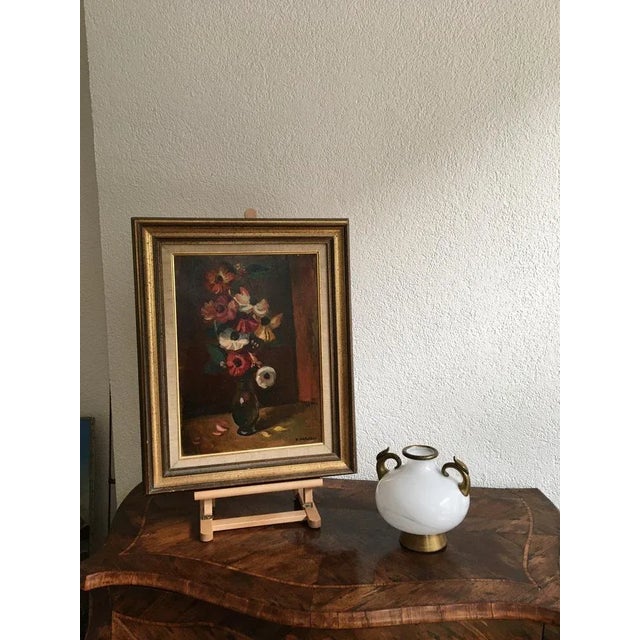 Georges Darel, Nature morte, Oil on Cardboard, Framed For Sale - Image 4 of 10