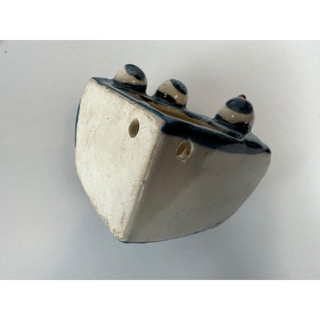 Mid-Century Modern German Ceramic Wall Swallows, 1960s, Set of 7 For Sale - Image 16 of 18