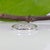 Silver Natural Diamond Band in Solid 14k Gold | Vintage Scroll Design Diamond Ring, Size 6.75 For Sale - Image 8 of 9