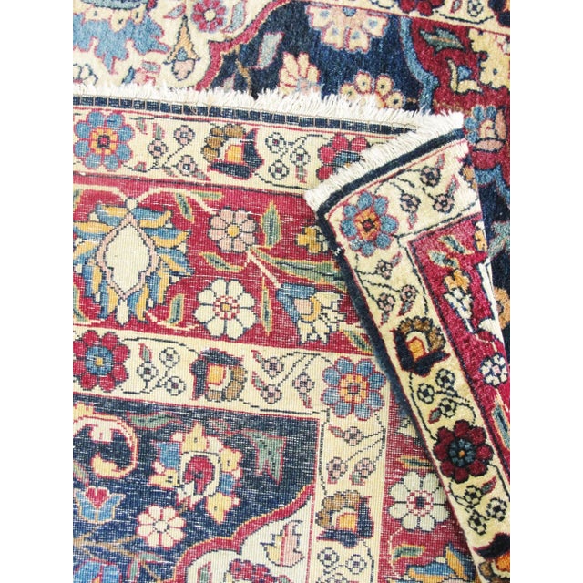 Antique Persian Tabriz Rug For Sale - Image 4 of 9