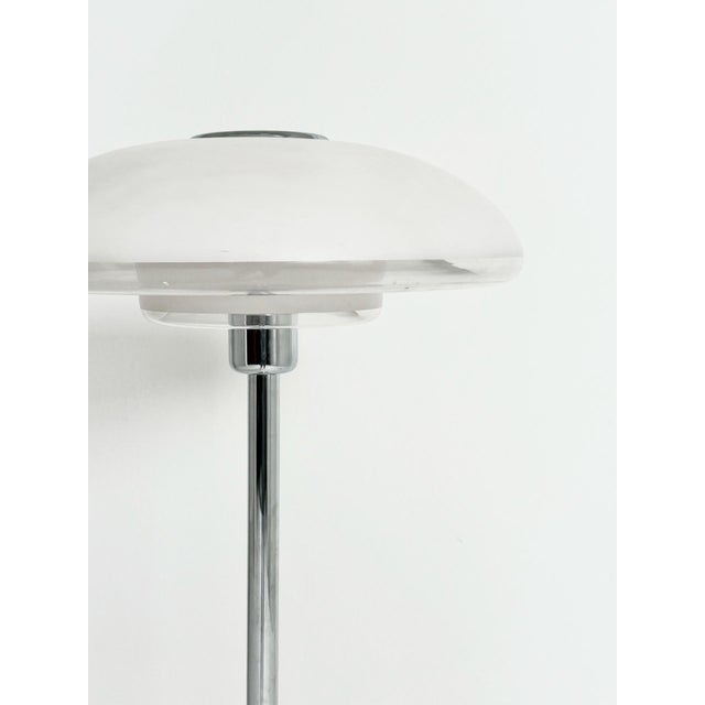 Metal Glass Europa Floor Lamp by Verner Panton for Louis Poulsen, 1970s For Sale - Image 7 of 10
