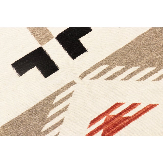Modern Pasargad Home Tuscany Mocha Wool Area Rug- 8' 9'' X 12' 1'' For Sale - Image 3 of 5