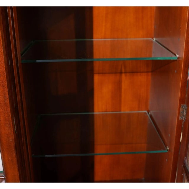 Brown Niagara Furniture Mahogany Four Door Breakfront For Sale - Image 8 of 12