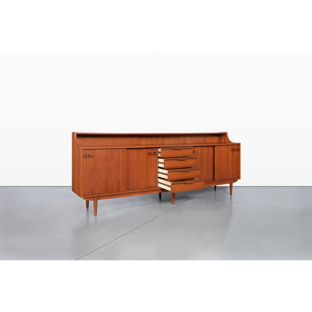 Mid-Century Modern English Teak Credenza / Sideboard, 1960s For Sale - Image 11 of 14