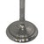 Extra Large 9-Light Floor Lamp with Chromed Metal and Glass Tops For Sale - Image 4 of 9