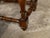 Italian Italian 1820s Walnut Bench with Red Fabric, Turned Legs and Stretchers For Sale - Image 3 of 11