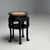 Chinese Heavily Carved, Occasional Tables or Pedestals, Teak, Marble, 1920s For Sale - Image 4 of 12