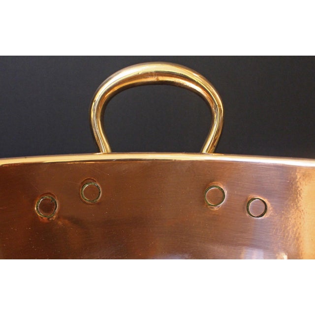 English Mid-19th Century English Copper & Brass Jelly Pan For Sale - Image 3 of 7