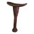 Vintage East African Carved Wood and Leather Pastoralist Headrest Stool For Sale
