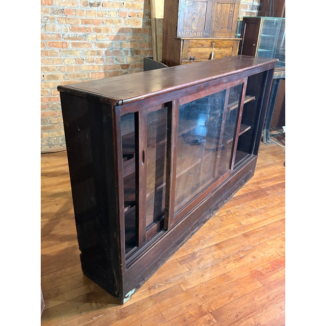 Early 20th Century Glass Display Cabinet For Sale - Image 10 of 11