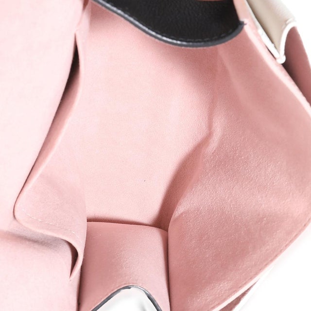 Black Pink Cream Tricolour Soft Calfskin MyLockme BB For Sale - Image 8 of 8