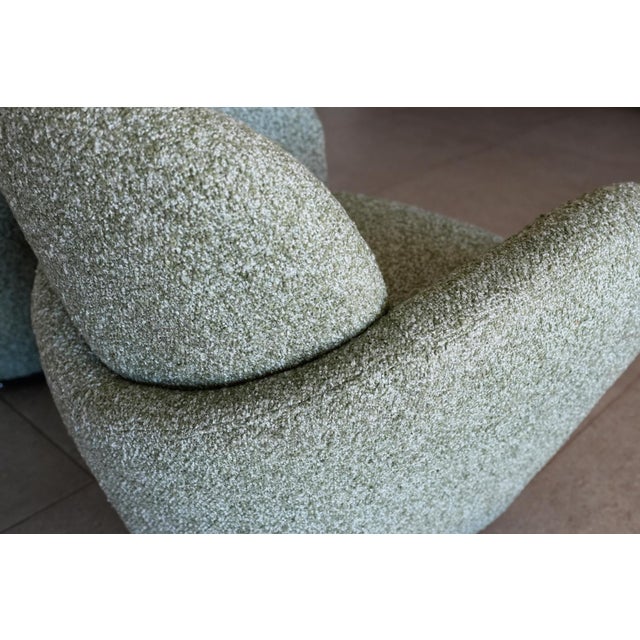 Michael Wolk “Miami” Swivel Lounge Chairs — Set of Four, 1998 For Sale - Image 10 of 18