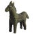 Gold Small Indian Metal Horse Dhokra Figurine For Sale - Image 8 of 8