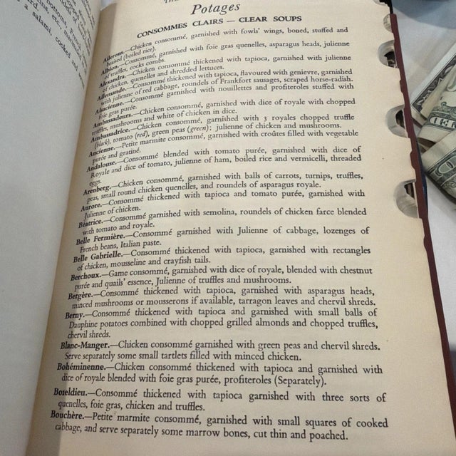Repertoire de la Cuisine, Louis Saulnier, 1961 Ed, English Version of classic For Sale In Milwaukee - Image 6 of 7
