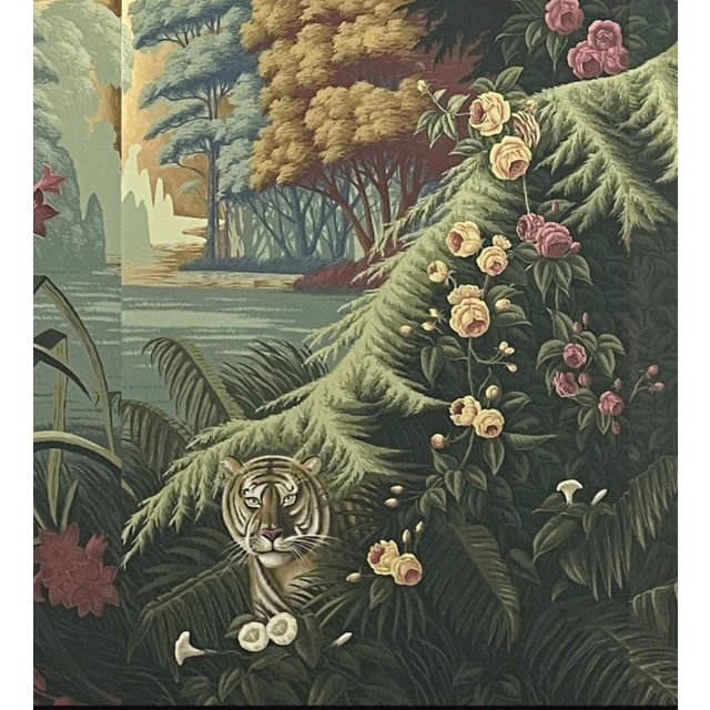 If you admire the timeless elegance of luxury scenic wallcoverings but seek a more accessible alternative, this hand-...