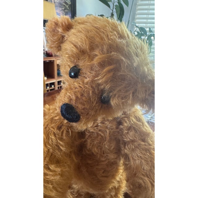 Teddy Bear Vintage Mohair Handmade Pristine C1980 For Sale - Image 9 of 18