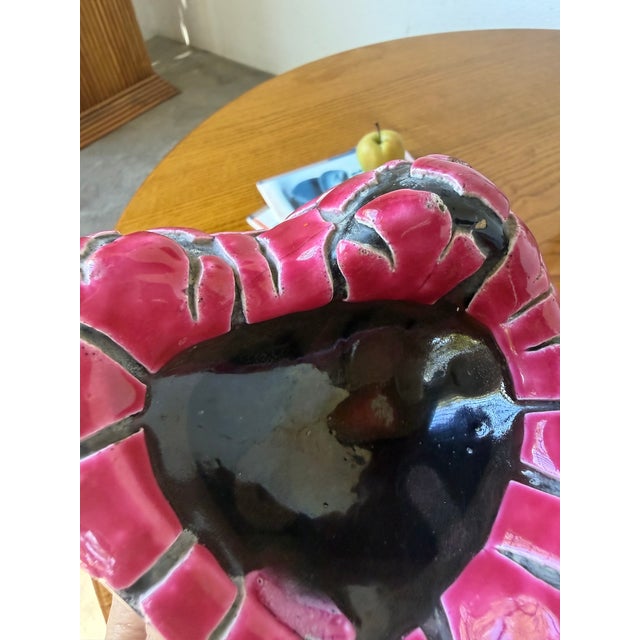 Pink Fat Lava Style Ashtray from Vallauris, 1960s For Sale - Image 13 of 18