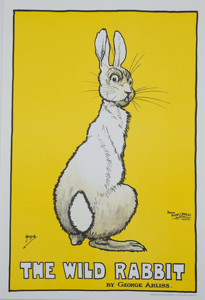 The Wild Rabbit Poster after John Hassall