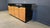 Black Vintage Lacquer and Burl Wood Credenza, 1980s For Sale - Image 8 of 15