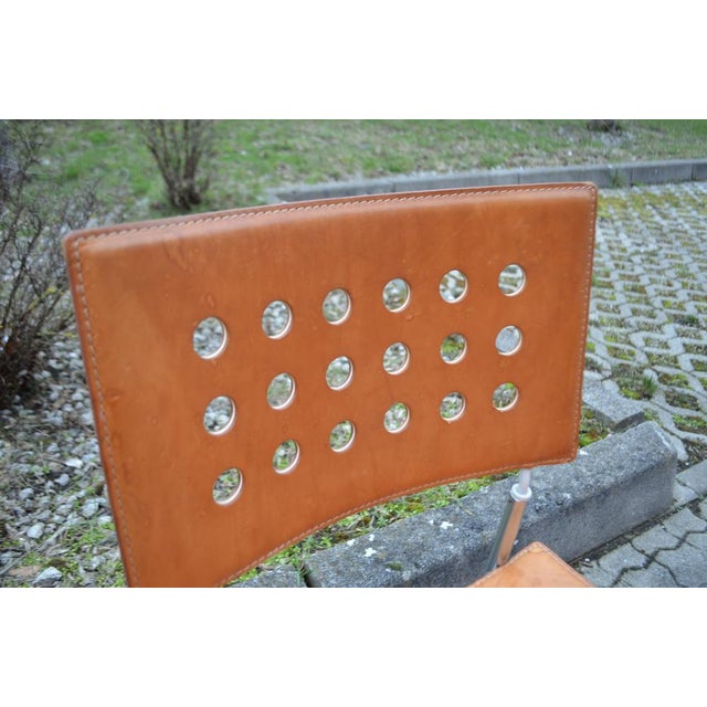 Dining Chair in Cognac Leather from Lapalma For Sale - Image 13 of 18