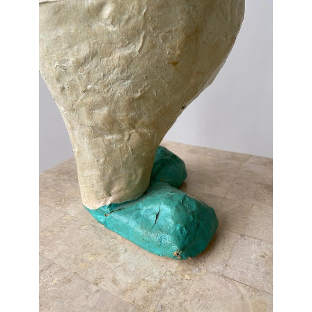 Vintage Folk Art Henri's Restaurant Paper Maché "Florida Money" Bank, Circa 70s-80s For Sale - Image 11 of 13