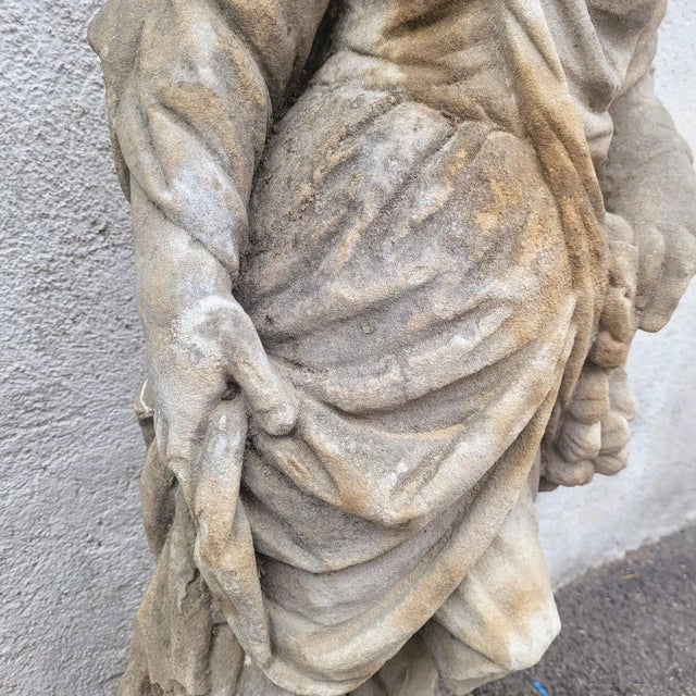 Stone Figurative Sculpture, 17th Century, Stone For Sale - Image 7 of 17