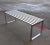 Milo Baughman for DIA Chrome Slat Bench For Sale In Houston - Image 6 of 9