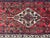 Wool pile genuine hand made vintage Persian Hamadan runner-
