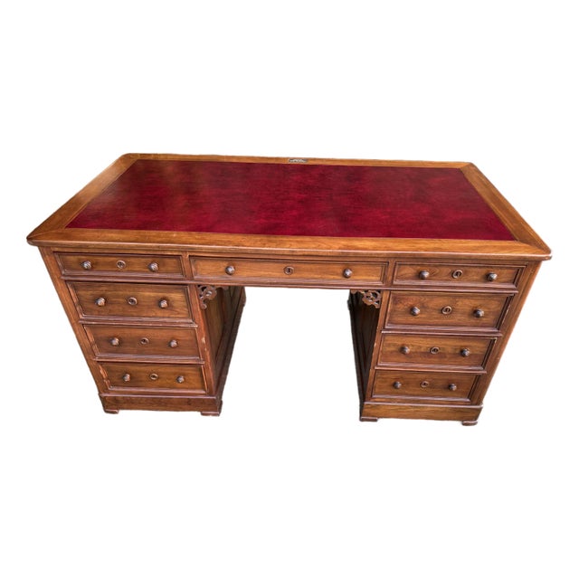 1980s Harden Sleepy Hollow Collection Washington Irving Replica Partners Desk For Sale