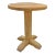 Late 20th Century Rustic Pedestal Accent Table For Sale
