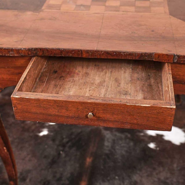 Vintage Table with Chessboard For Sale - Image 7 of 8