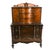 This American Art Deco Burl Wood Highboy Dresser is a striking example of early twentieth-century furniture design,...