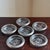 1970s Italian Silverplate & Crystal Starburst Coasters — Set of 6 For Sale - Image 11 of 12