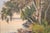 Swedish landscape oil painting in an impressionistic manner, capturing a peaceful rocky shoreline, and likely dating from...