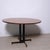 1950s Round Table with Metal Frame and Wooden Top, 1950s For Sale - Image 5 of 18