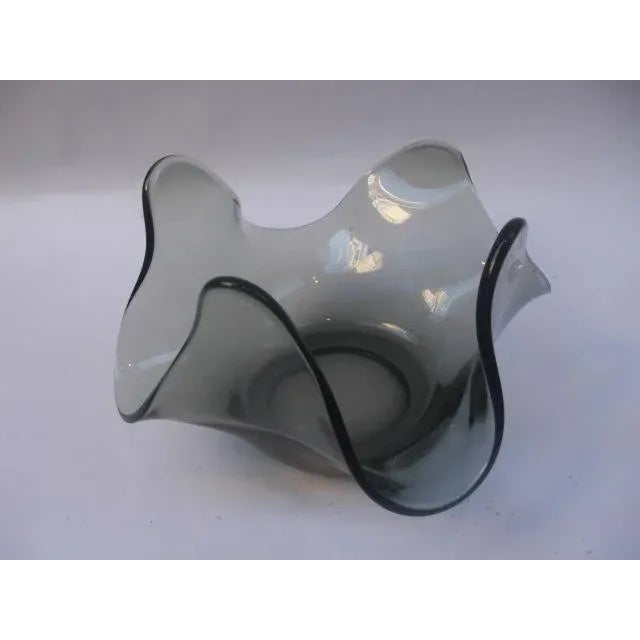 Mid 20th Century Mid-Century Handkerchief Glass Bowl For Sale - Image 5 of 8