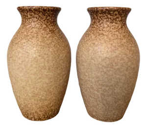 Mid 20th Century Ceramic Vases by Gouda, Set of 2
