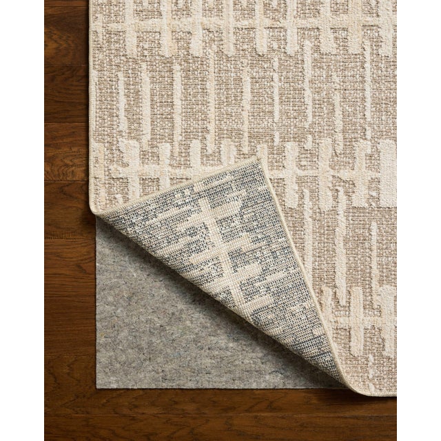 Amber Lewis x Loloi Bexley Rug in Taupe / Natural 6'-6" x 9'-3" Area Rug For Sale In Dallas - Image 6 of 6
