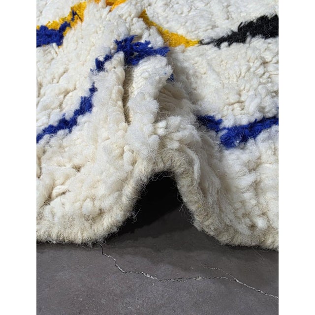 Textile Contemporary Azilal Moroccan Rug - 9.2 X 6 Ft For Sale - Image 7 of 8