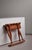 Danish Modern Gold Hill Stool in Oak and Black Leather attributed to Poul Hundevad, 1960 For Sale - Image 14 of 17
