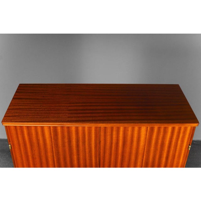 Wood Vintage Highboard in Mahogany For Sale - Image 7 of 18