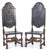 Portuguese High-Backed Chairs, 19th Century, Set of 2 For Sale - Image 5 of 6