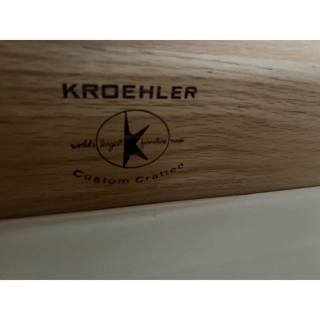 Brown 1970s Mid Century Modern Walnut Dresser of Nine Drawers For Sale - Image 8 of 8