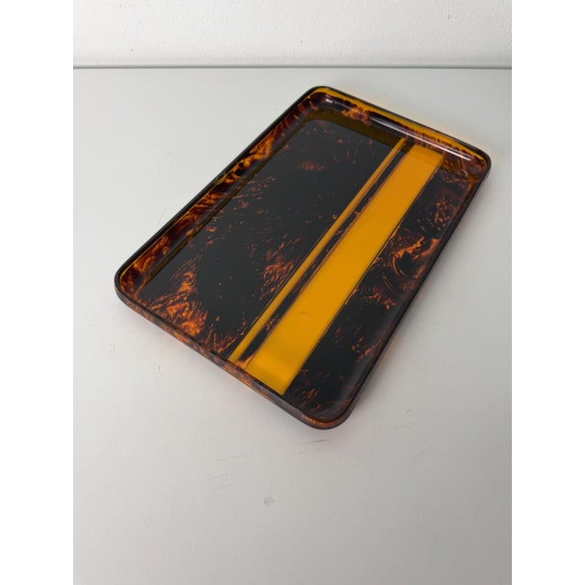Acrylic Glass Tray from Guzzini, Italy, 1970 For Sale - Image 9 of 11